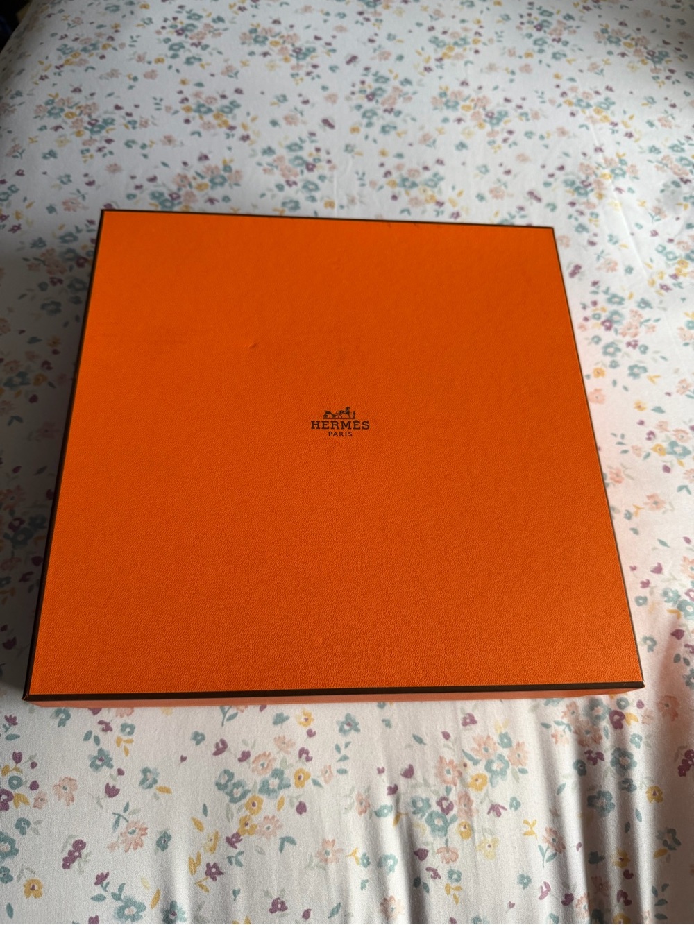 Hermes Orange Signature Box